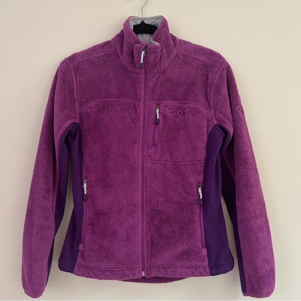 Mountain Hardwear, Women's Purple Fleece Jacket, size S